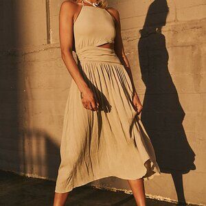 Suki MIDI Free People Tidal Foam/Bone  Size S